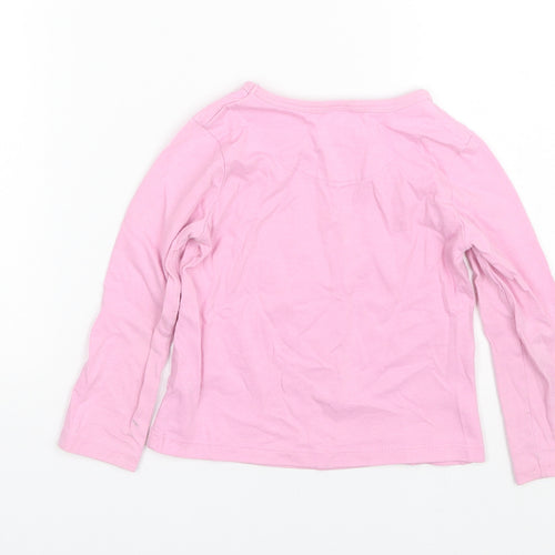 George Girls Pink   Basic T-Shirt Size 3-4 Years  - Disney