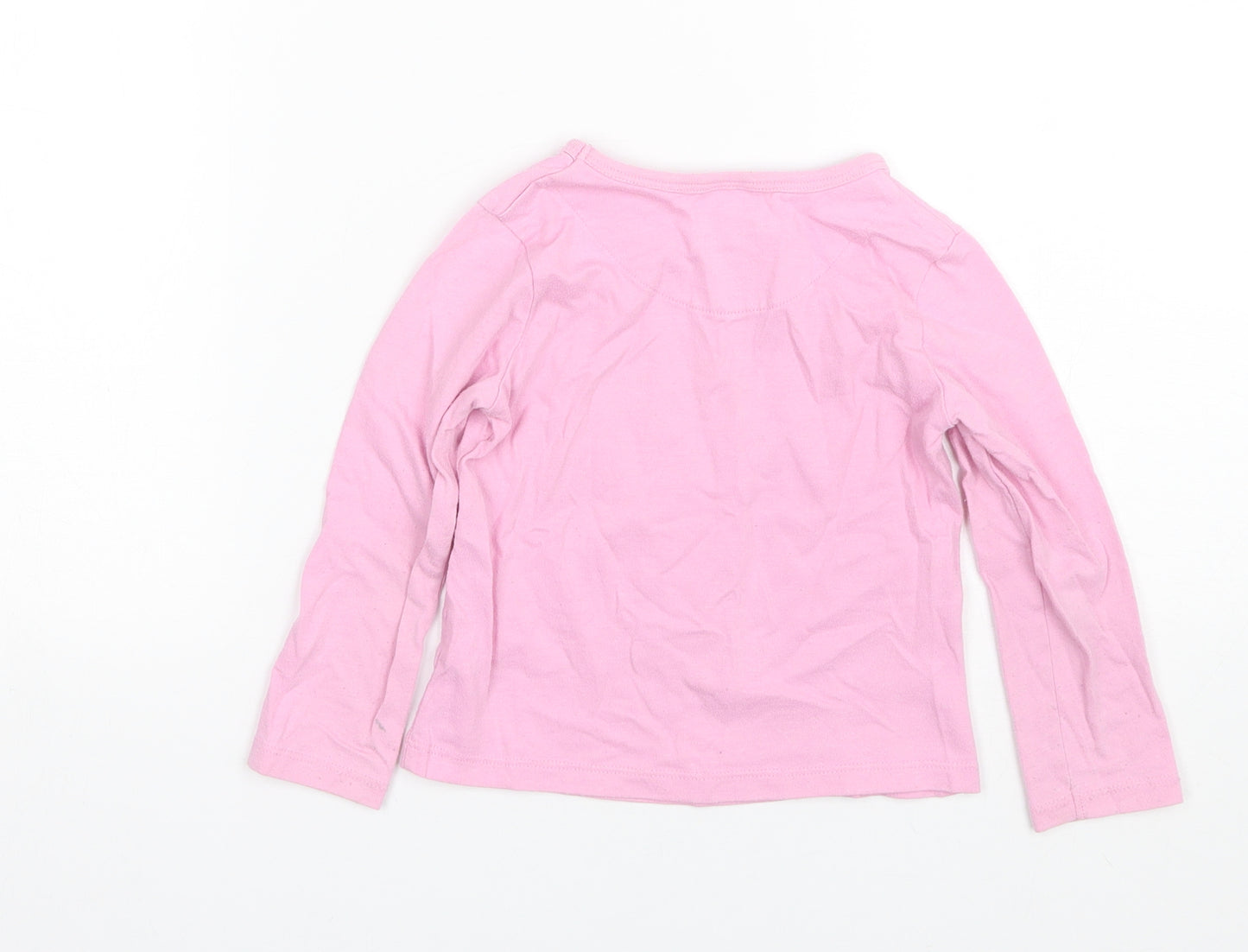 George Girls Pink   Basic T-Shirt Size 3-4 Years  - Disney