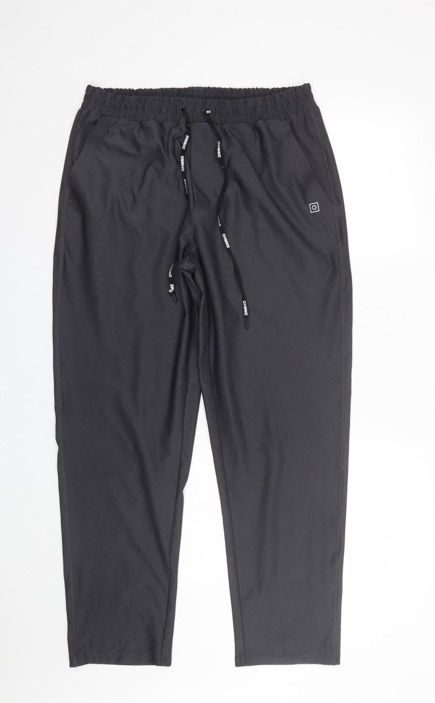 Ohmme Mens Grey   Jogger Trousers Size M L28 in
