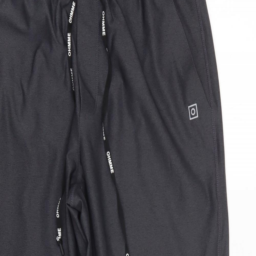 Ohmme Mens Grey   Jogger Trousers Size M L28 in