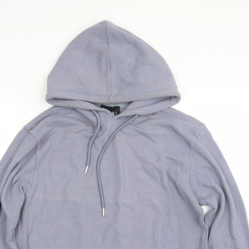 Boohoo Mens Blue   Pullover Hoodie Size S