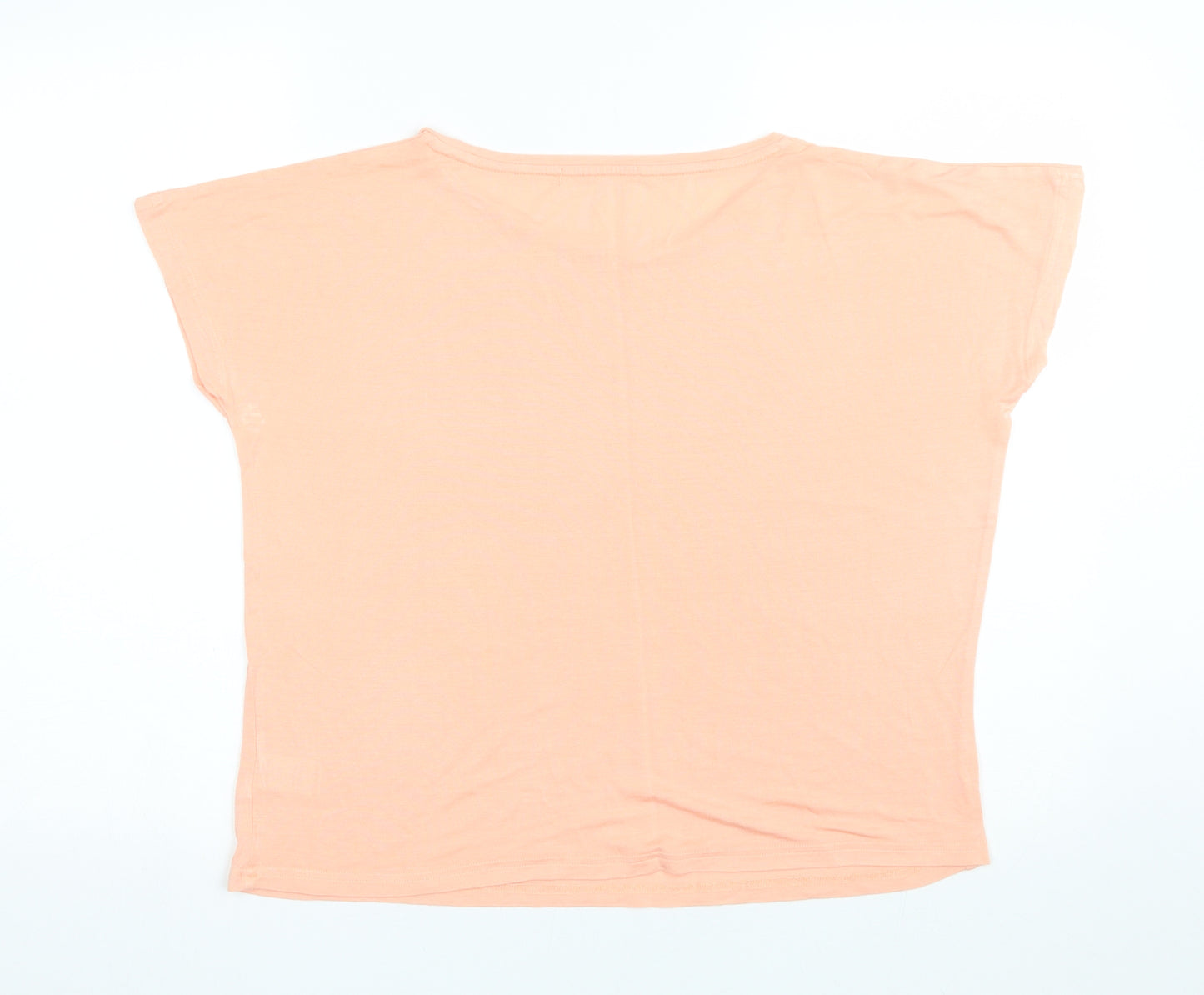 Preworn Womens Pink   Basic T-Shirt Size 10