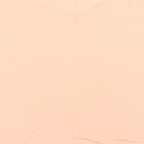 Preworn Womens Pink   Basic T-Shirt Size 10