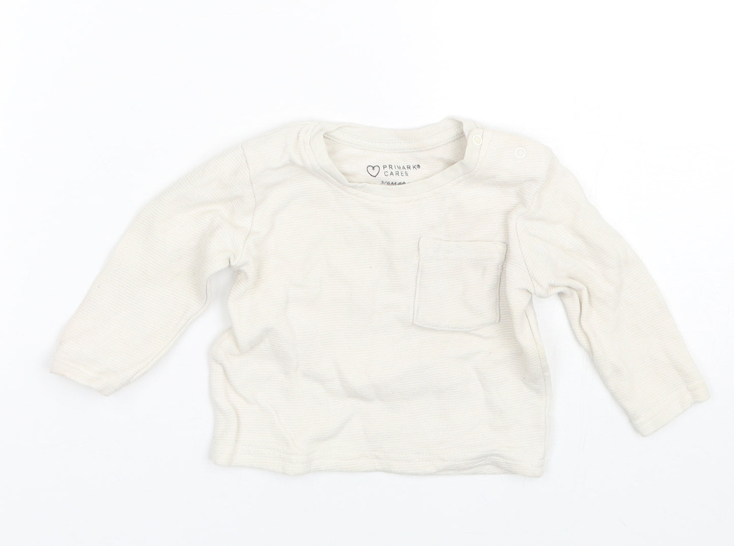 Primark Baby Beige   Basic T-Shirt Size 3-6 Months