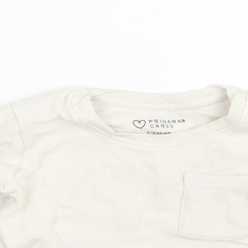 Primark Baby Beige   Basic T-Shirt Size 3-6 Months