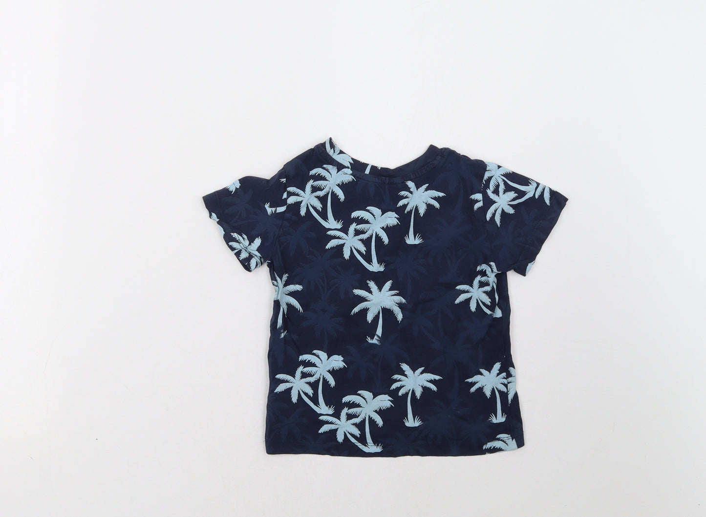 H&M Boys Blue   Basic T-Shirt Size 2-3 Years