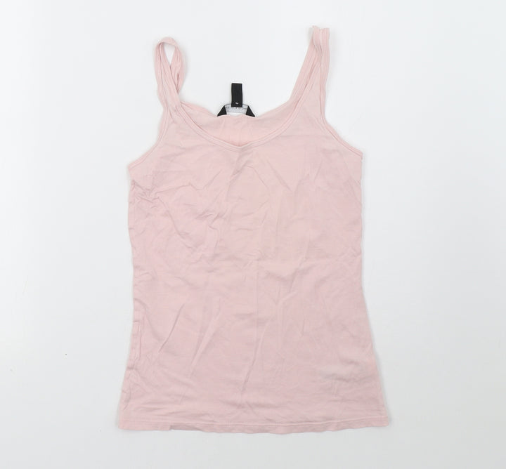 New Look Womens Pink   Basic Tank Size 6