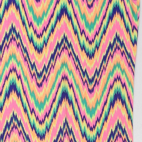 aislinn Womens Multicoloured Geometric  Bodycon  Size M