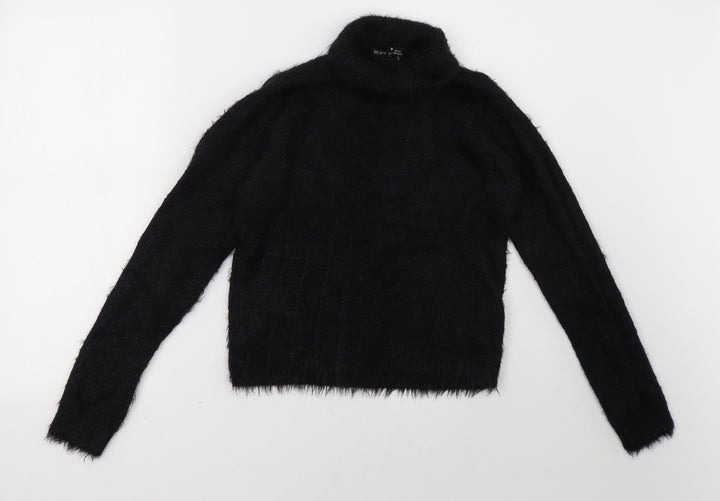 Brave Soul Womens Black Pullover Sweatshirt Size S