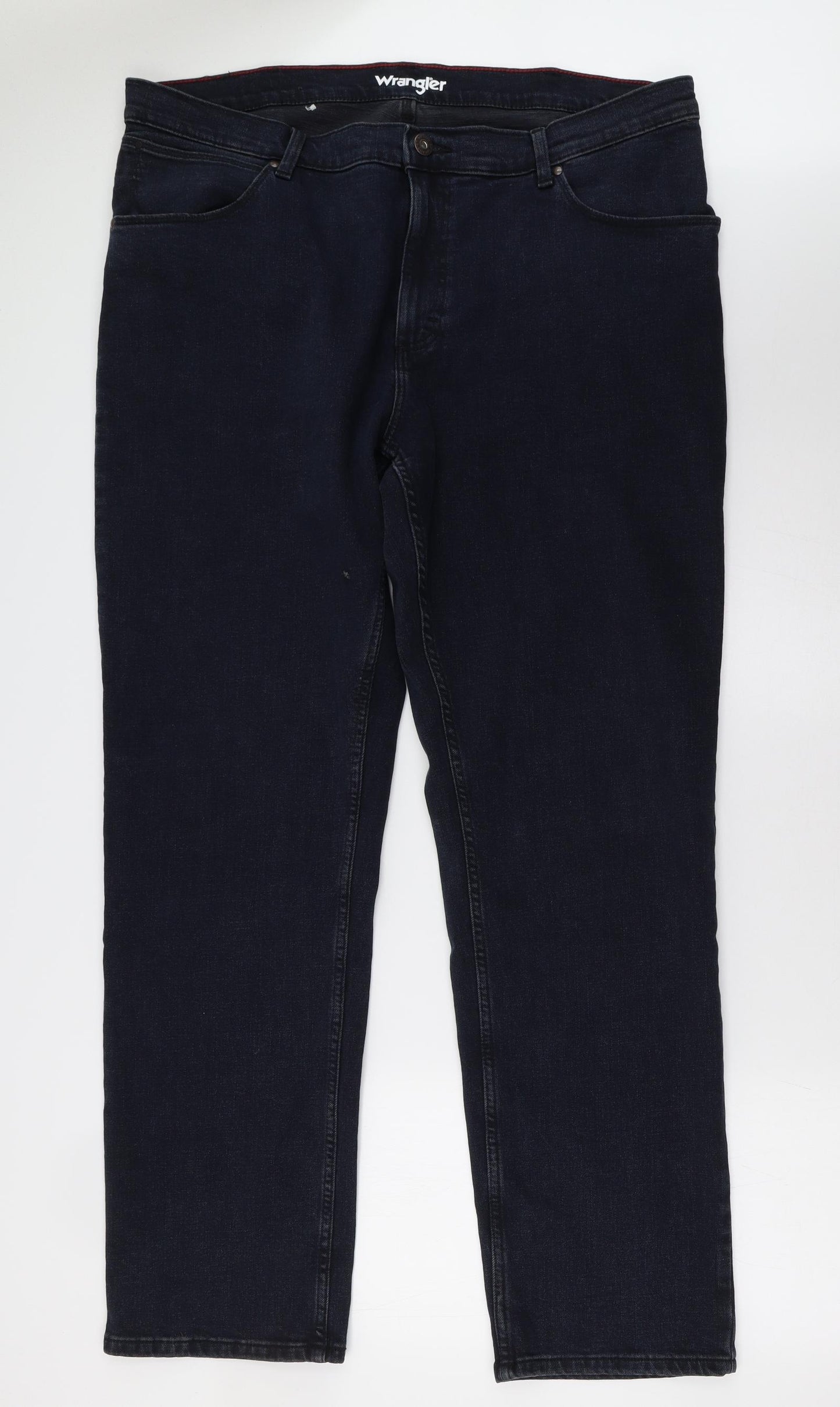 Wrangler Mens Blue   Straight Jeans Size 42 L34 in
