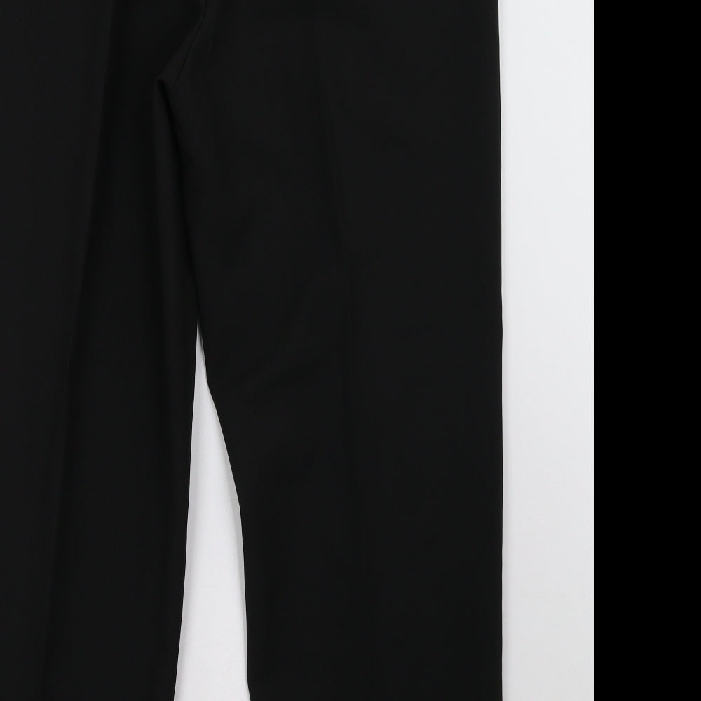 BM Womens Black   Trousers  Size 16 L32 in