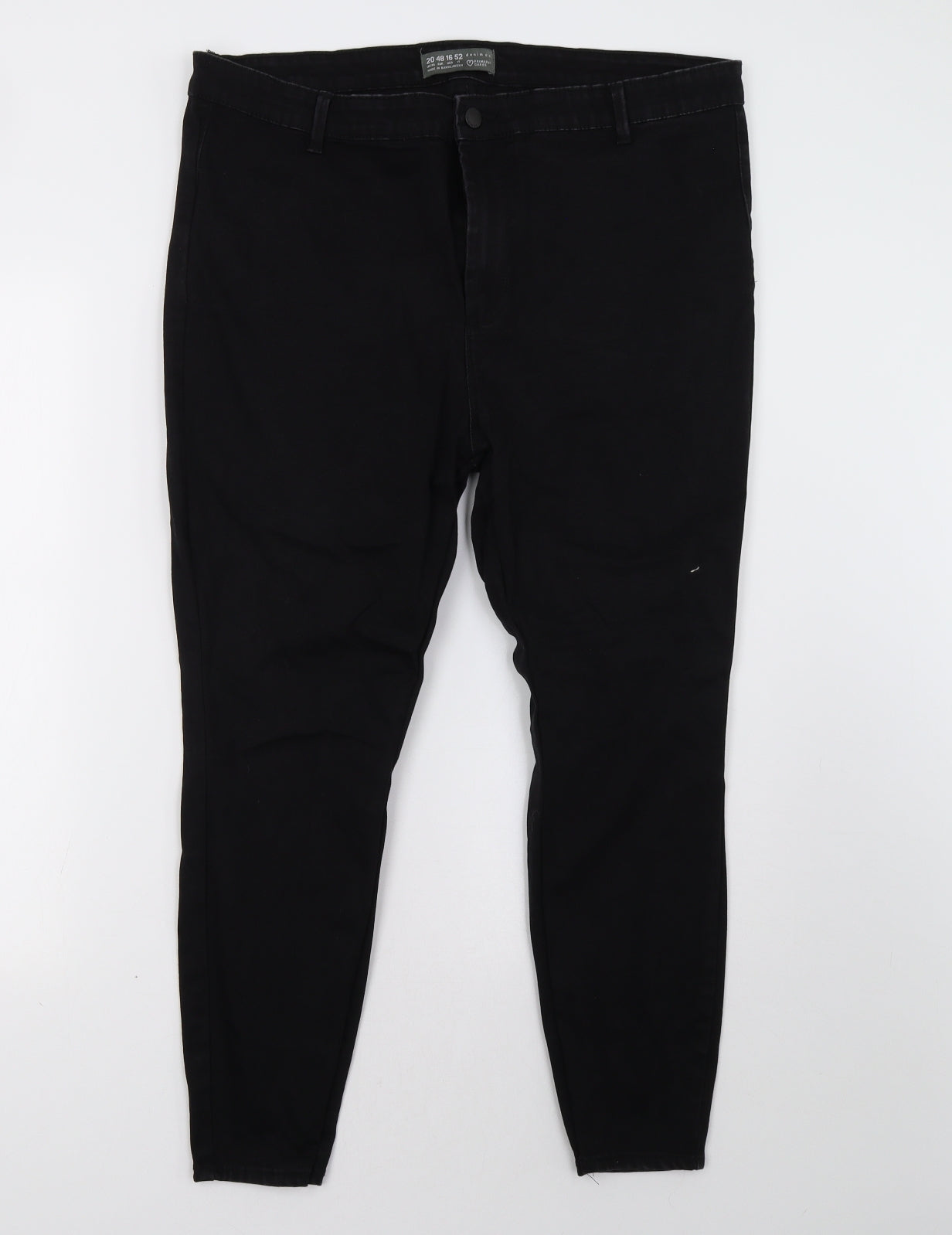 Primark Womens Black   Skinny Jeans Size 20 L28 in