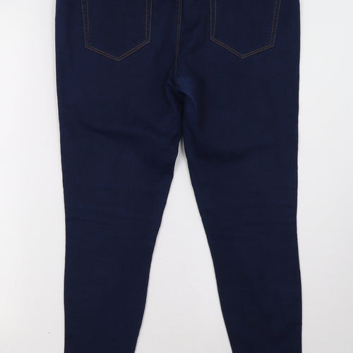 Primark Womens Blue   Jegging Trousers Size 12 L28 in