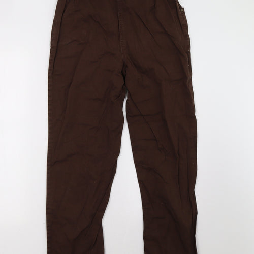 Classic Womens Brown   Trousers  Size 12 L30 in