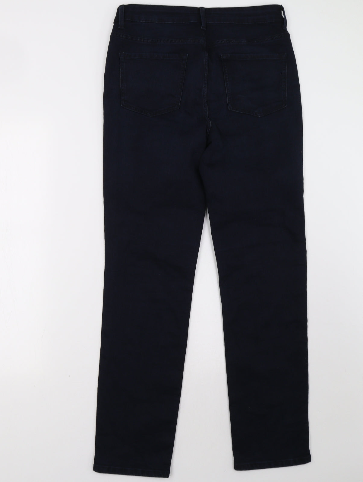 Marks and Spencer Womens Blue   Straight Jeans Size 12 L32 in