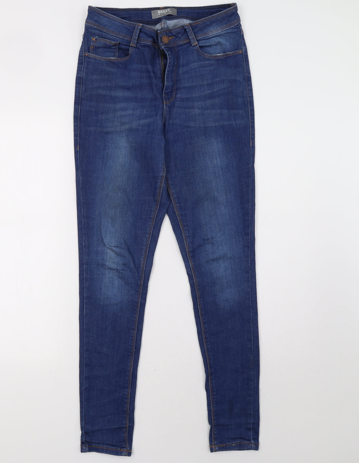 Dorothy Perkins Womens Blue   Skinny Jeans Size 12 L31 in