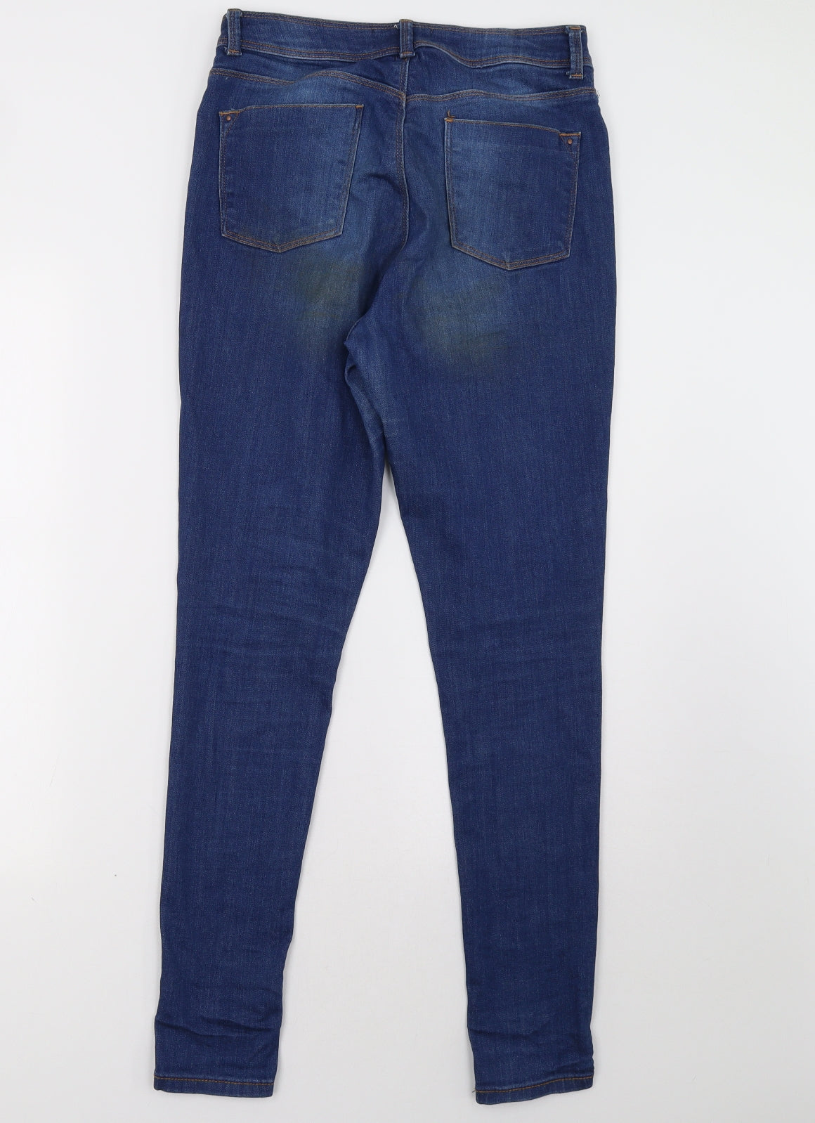 Dorothy Perkins Womens Blue   Skinny Jeans Size 12 L31 in