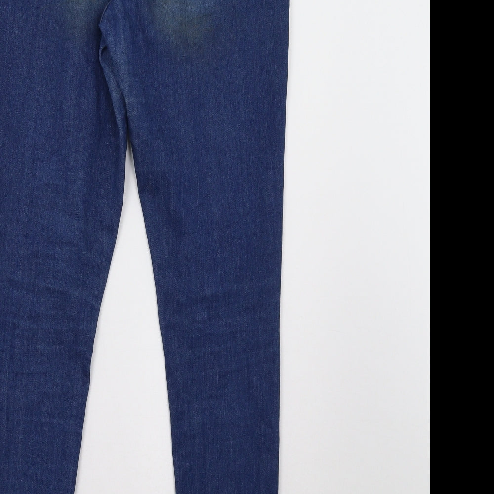 Dorothy Perkins Womens Blue   Skinny Jeans Size 12 L31 in