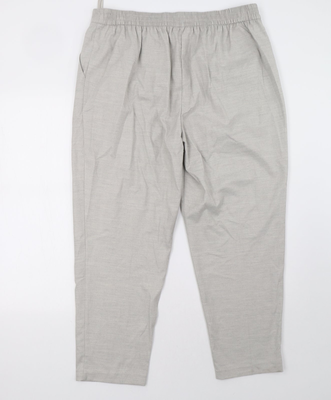 New Look Womens Grey   Trousers  Size 16 L30 in