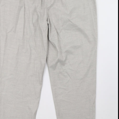 New Look Womens Grey   Trousers  Size 16 L30 in