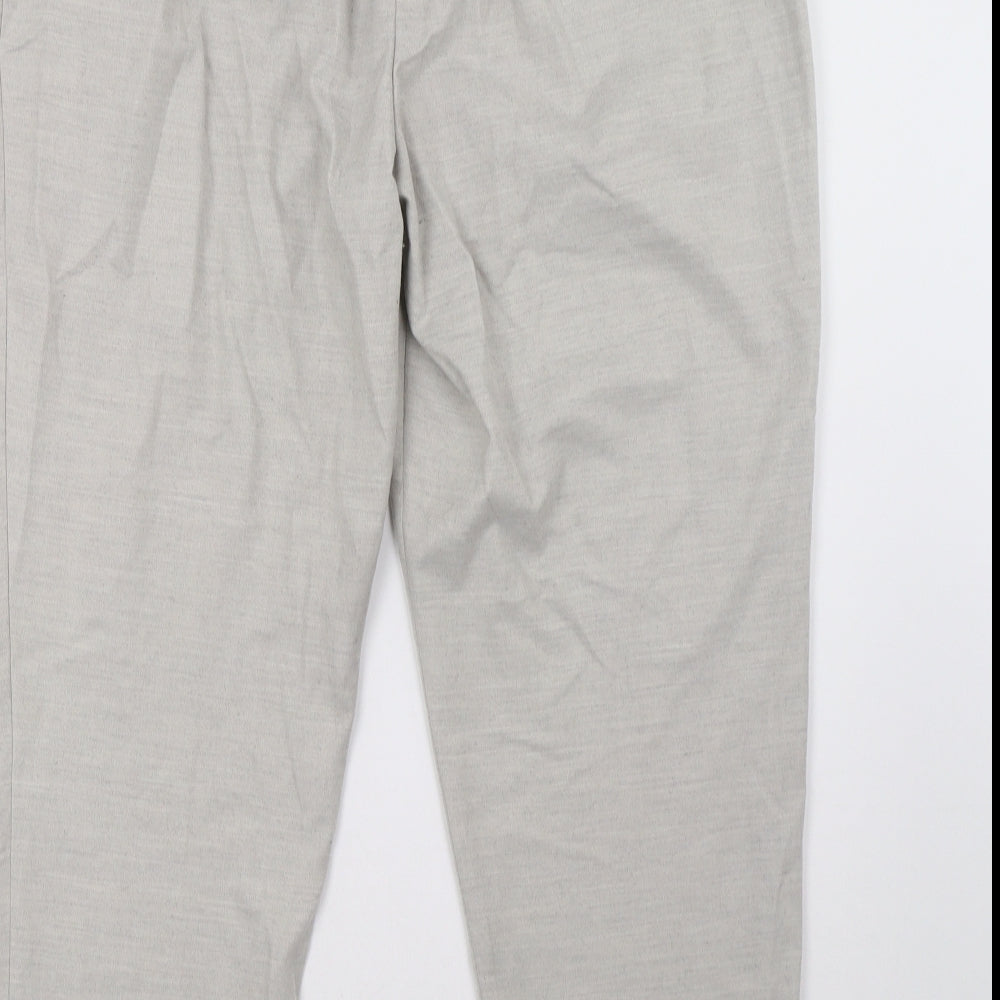 New Look Womens Grey   Trousers  Size 16 L30 in