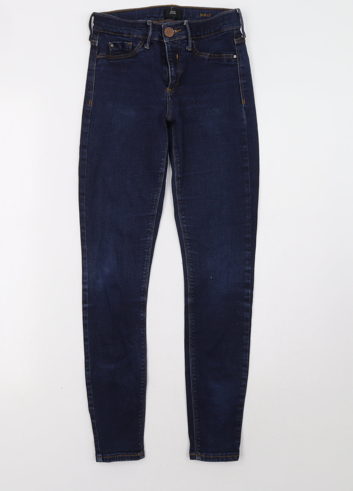River Island Womens Blue   Skinny Jeans Size 6 L28 in