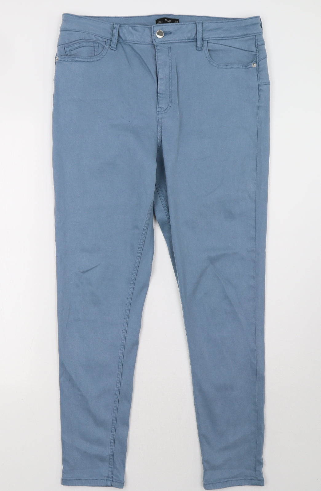 F&F Womens Blue   Skinny Jeans Size 16 L31 in