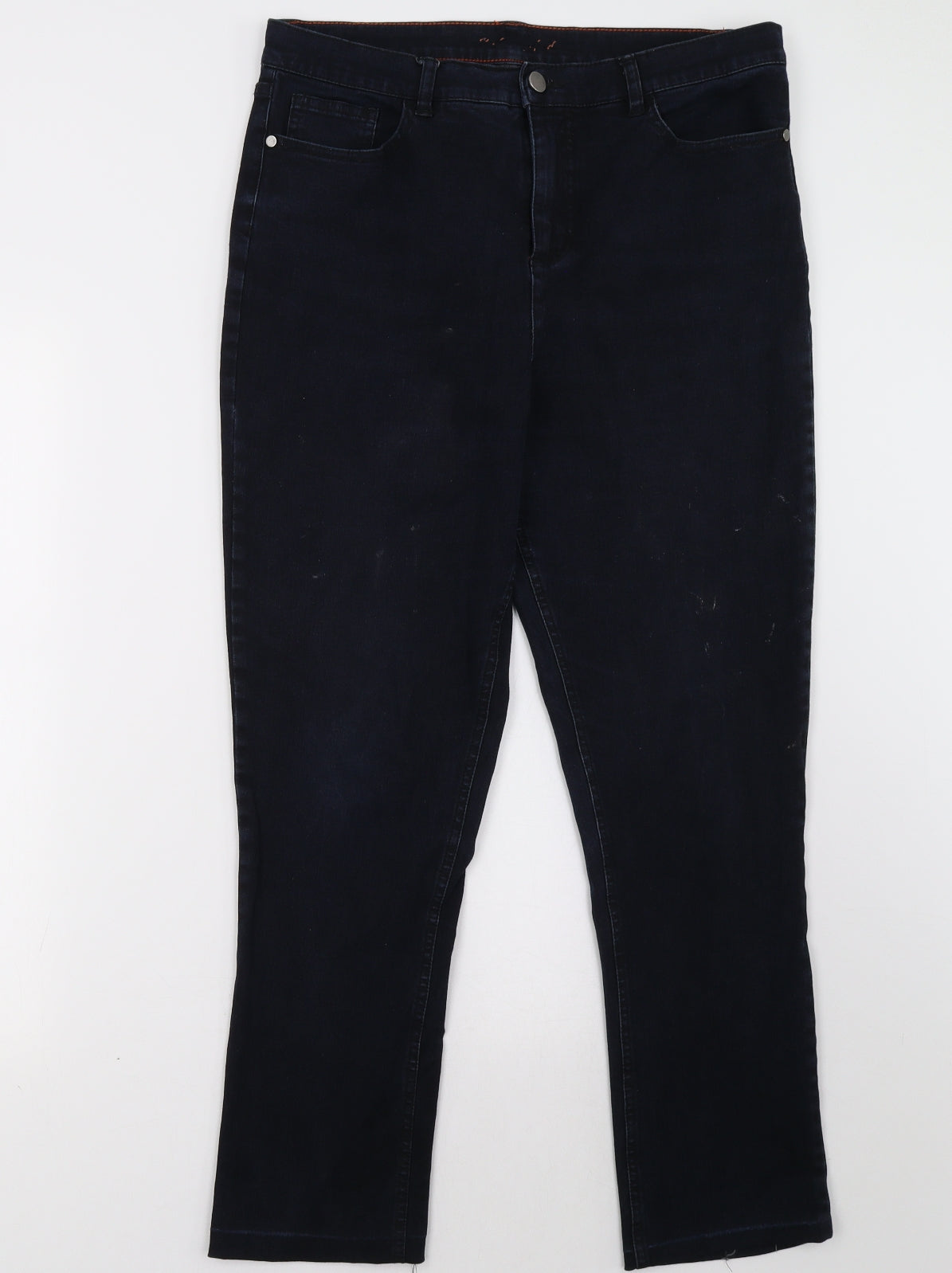 Preworn Womens Blue   Straight Jeans Size 10 L30 in