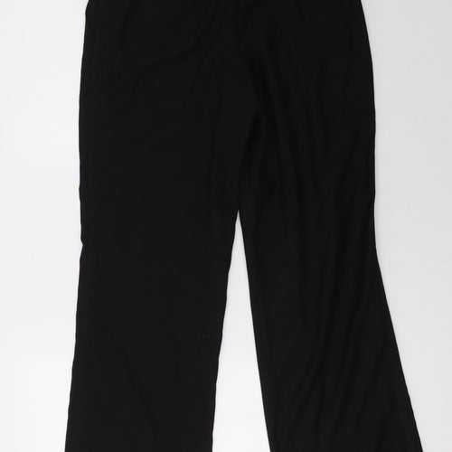 H&M Womens Black   Trousers  Size 34 L32 in