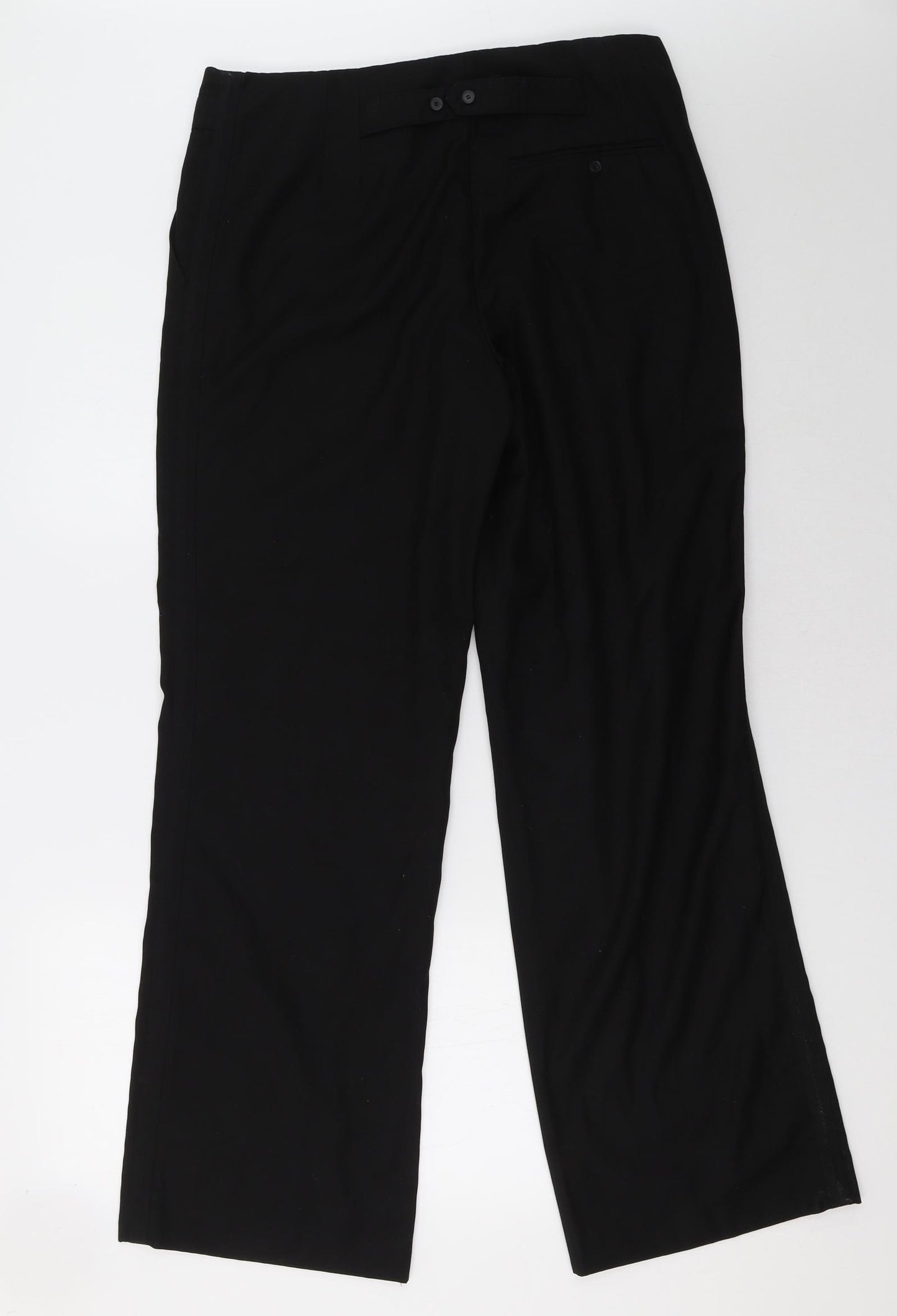 H&M Womens Black   Trousers  Size 34 L32 in