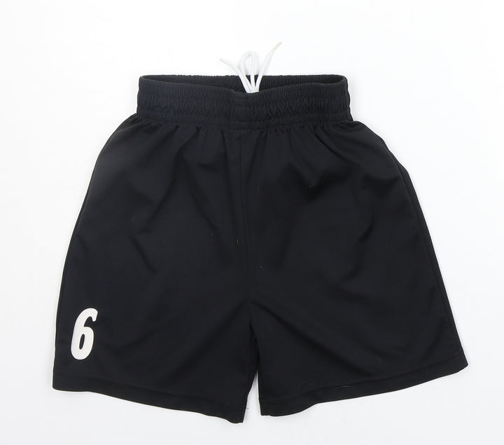 PROSTAR Boys Black Sweat Shorts Size L - 6