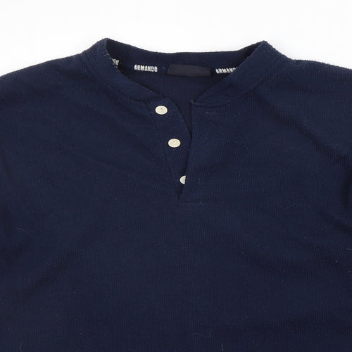 ARMANDO Mens Blue   Pullover Jumper Size L