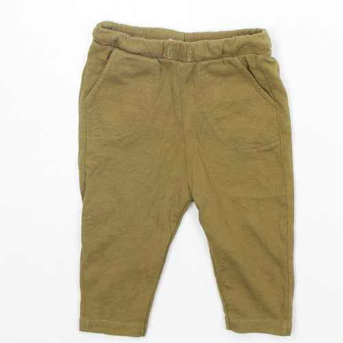Zara Baby Brown   Jogger Trousers Size 6-9 Months