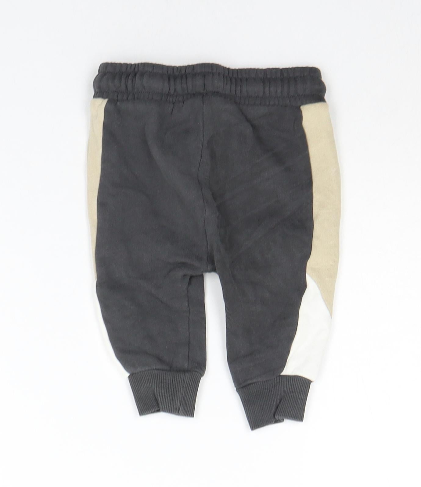 NEXT Baby Grey   Jogger Trousers Size 6-9 Months