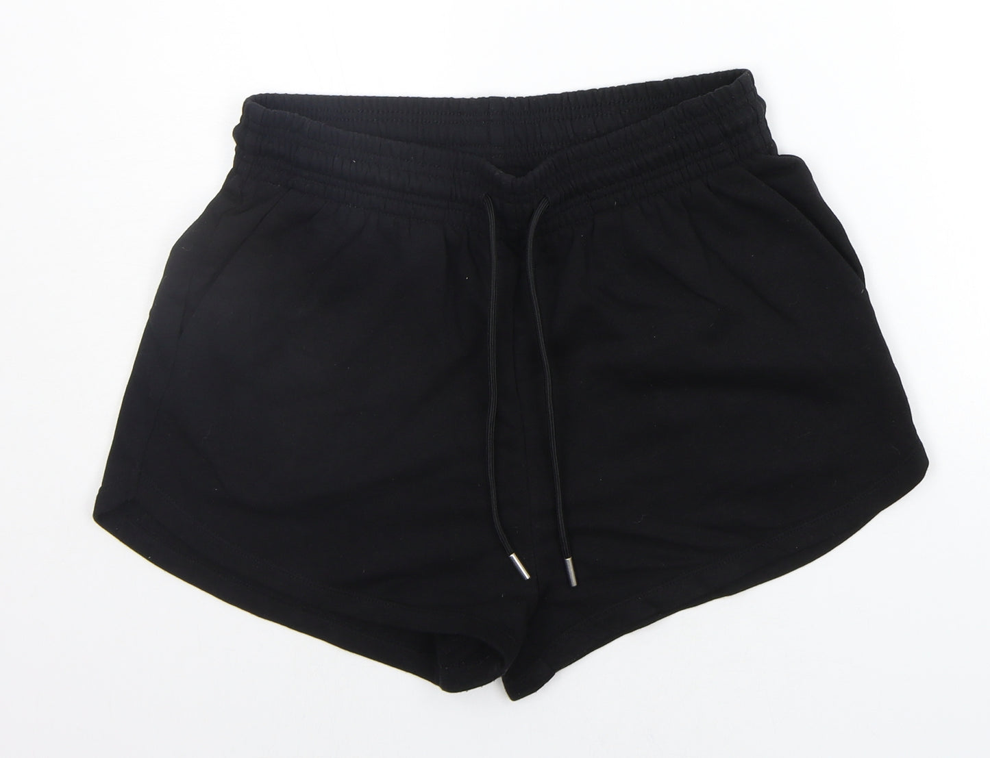 H&M Womens Black   Cut-Off Shorts Size M