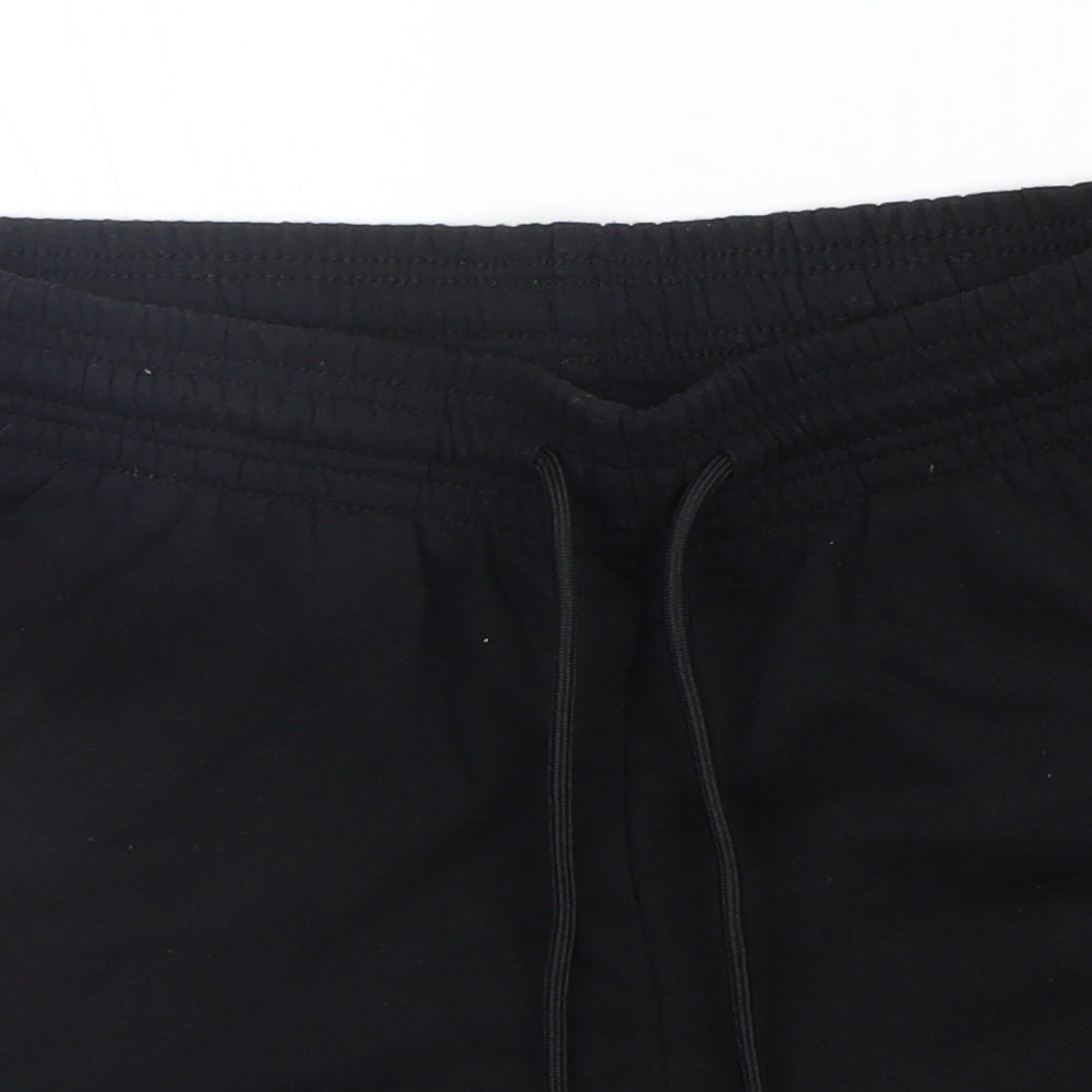 H&M Womens Black   Cut-Off Shorts Size M