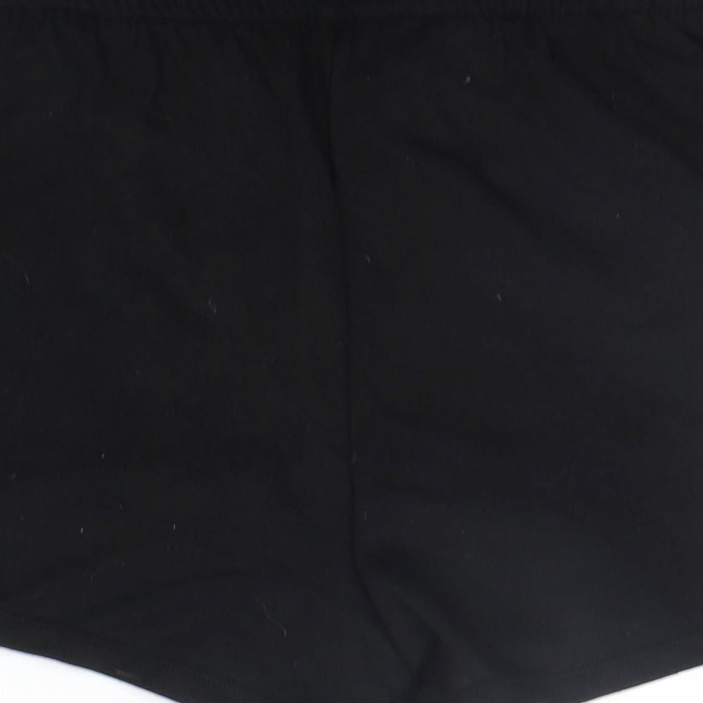 H&M Womens Black   Cut-Off Shorts Size M