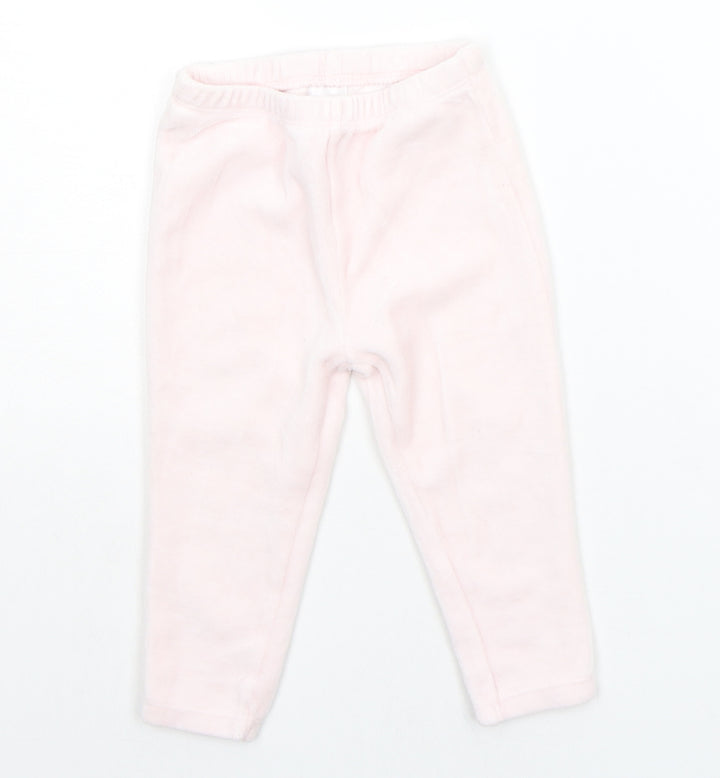 Matalan Baby Pink   Jogger Trousers Size 12-18 Months