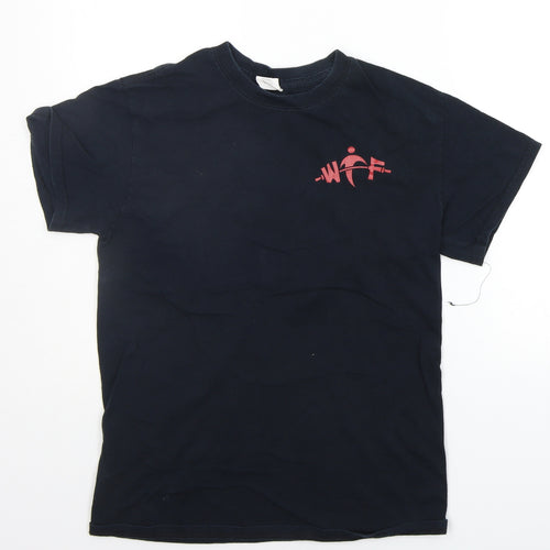 Gildan Boys Blue   Basic T-Shirt Size S