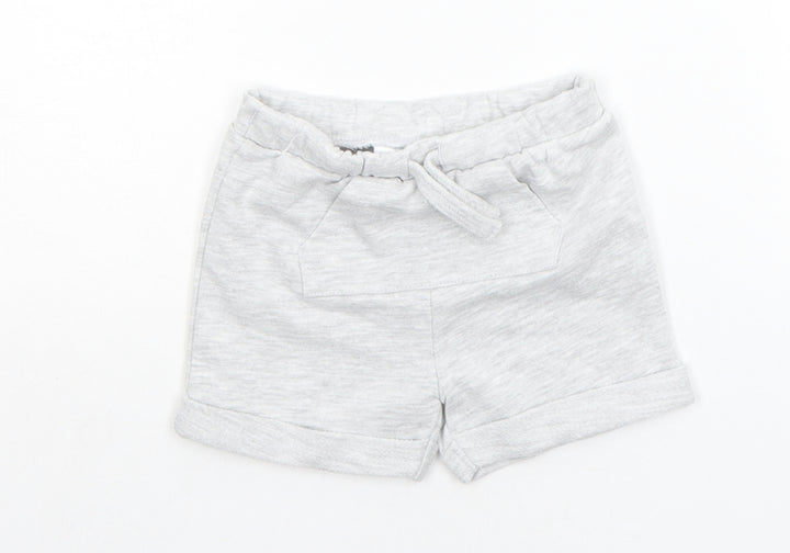 FRED & FLO Baby Grey   Cropped Trousers Size 6-9 Months