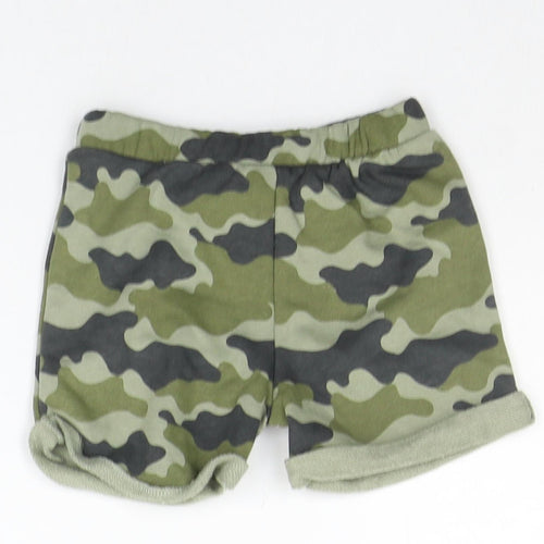 FRED & FLO Baby Green Camouflage  Cropped Trousers Size 6-9 Months