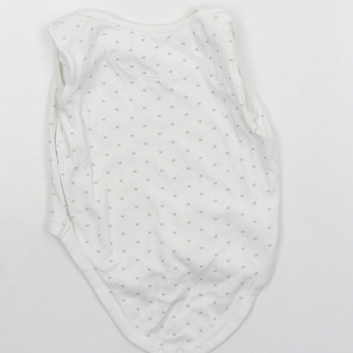 Very Baby White Geometric  Babygrow One-Piece Size 12-18 Months