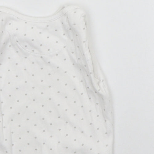 Very Baby White Geometric  Babygrow One-Piece Size 12-18 Months