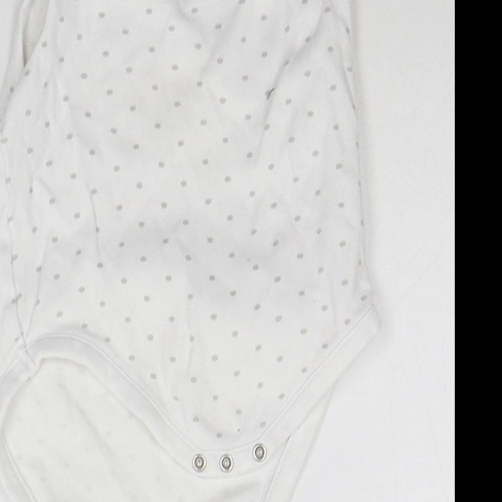 Very Baby White Geometric  Babygrow One-Piece Size 12-18 Months