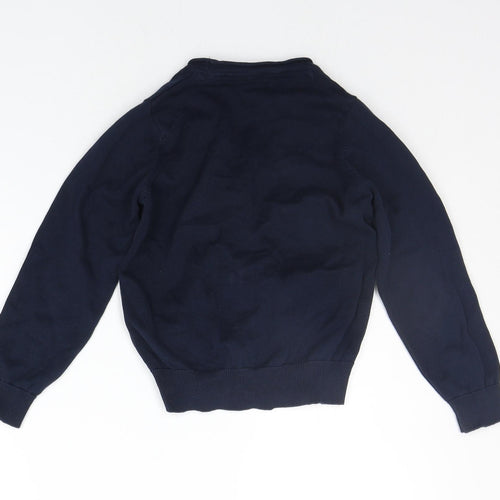 Marks and Spencer Girls Blue   Cardigan Jumper Size 7-8 Years