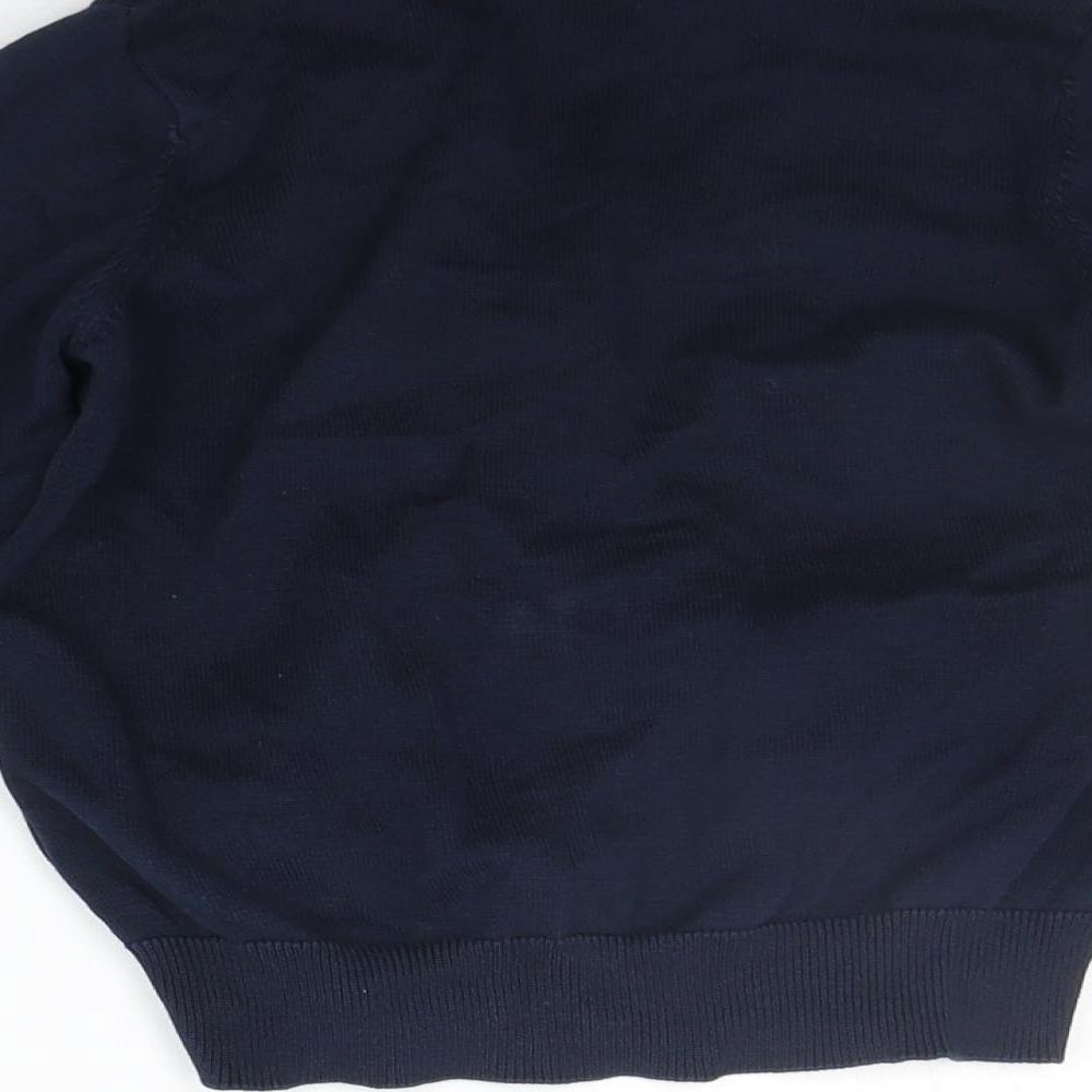 Marks and Spencer Girls Blue   Cardigan Jumper Size 7-8 Years