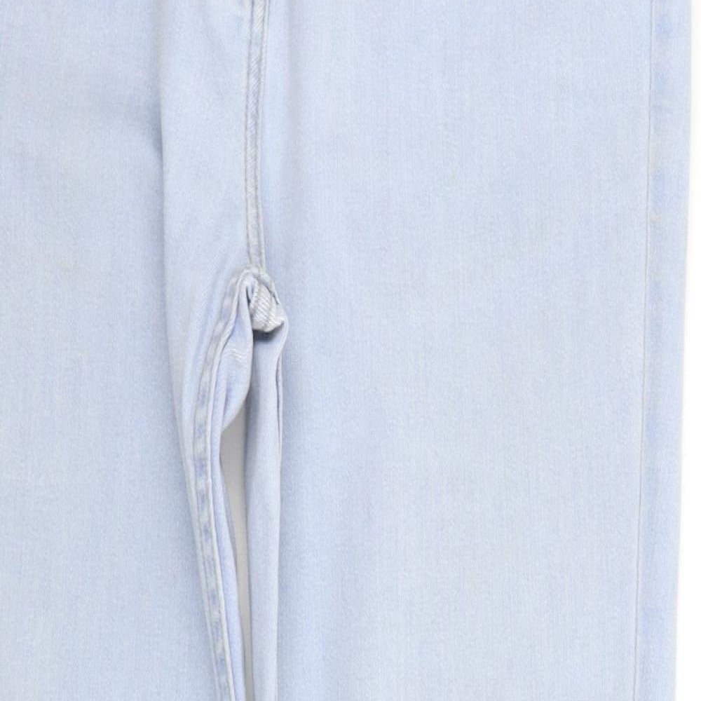 Marks and Spencer Womens Blue   Straight Jeans Size 12 L26 in