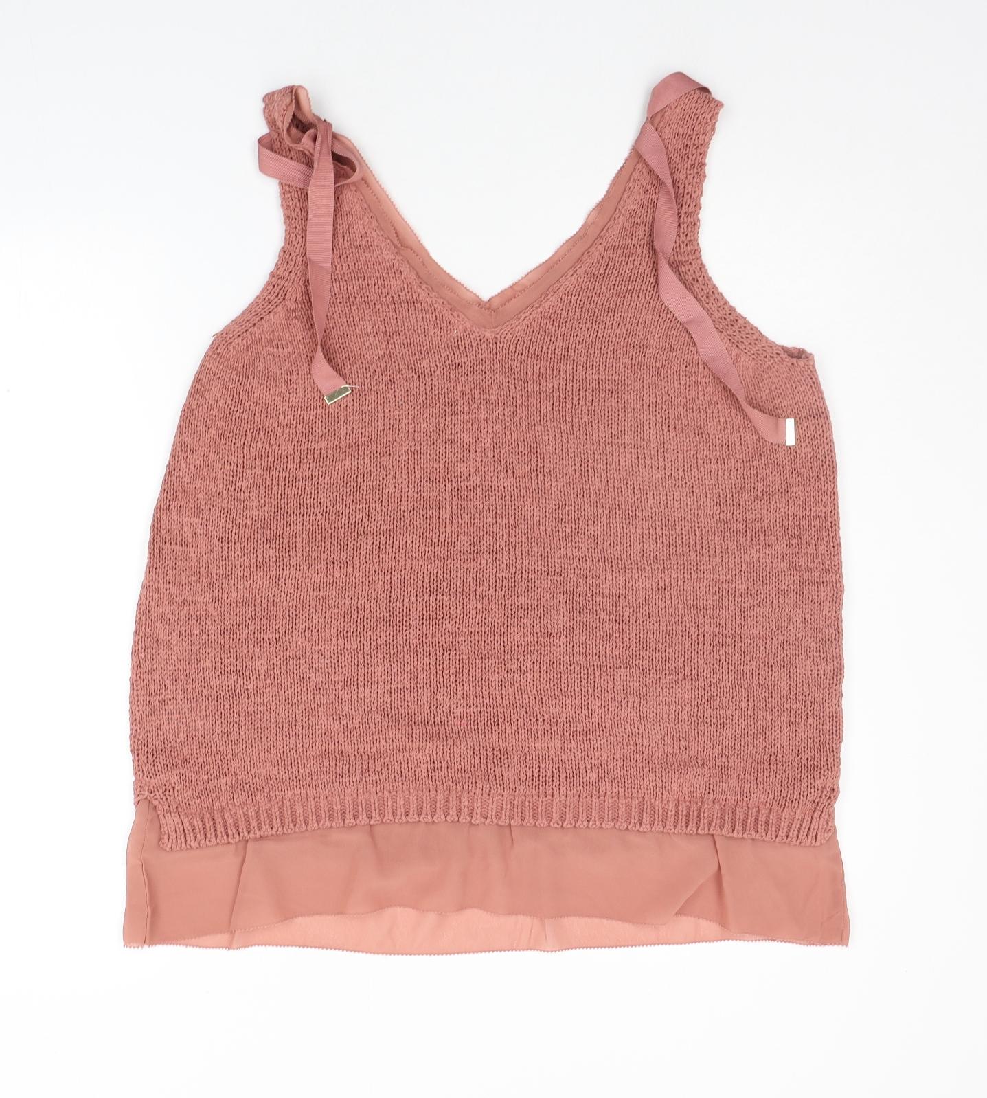 NEXT Womens Pink   Pullover Jumper Size L
