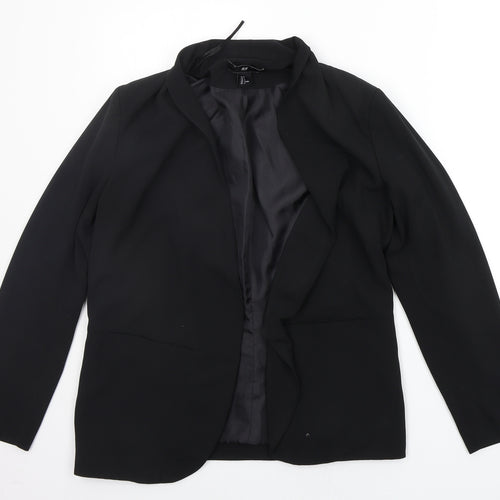 H&M Womens Black   Jacket Blazer Size 10