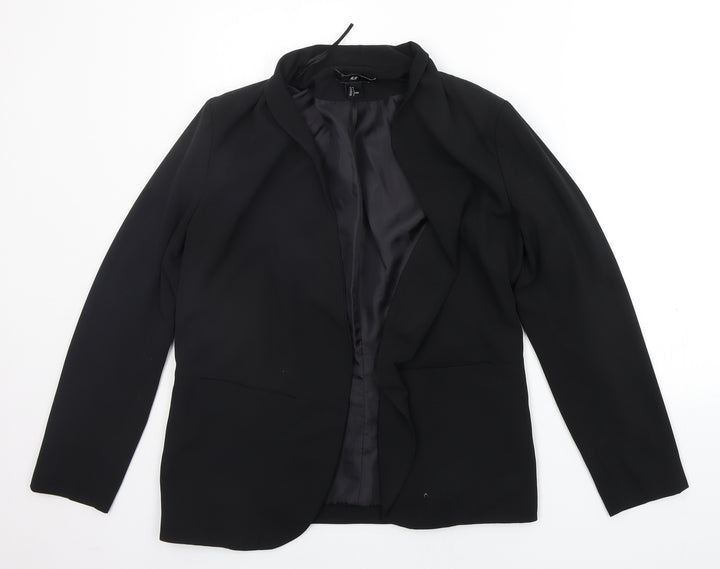 H&M Womens Black   Jacket Blazer Size 10